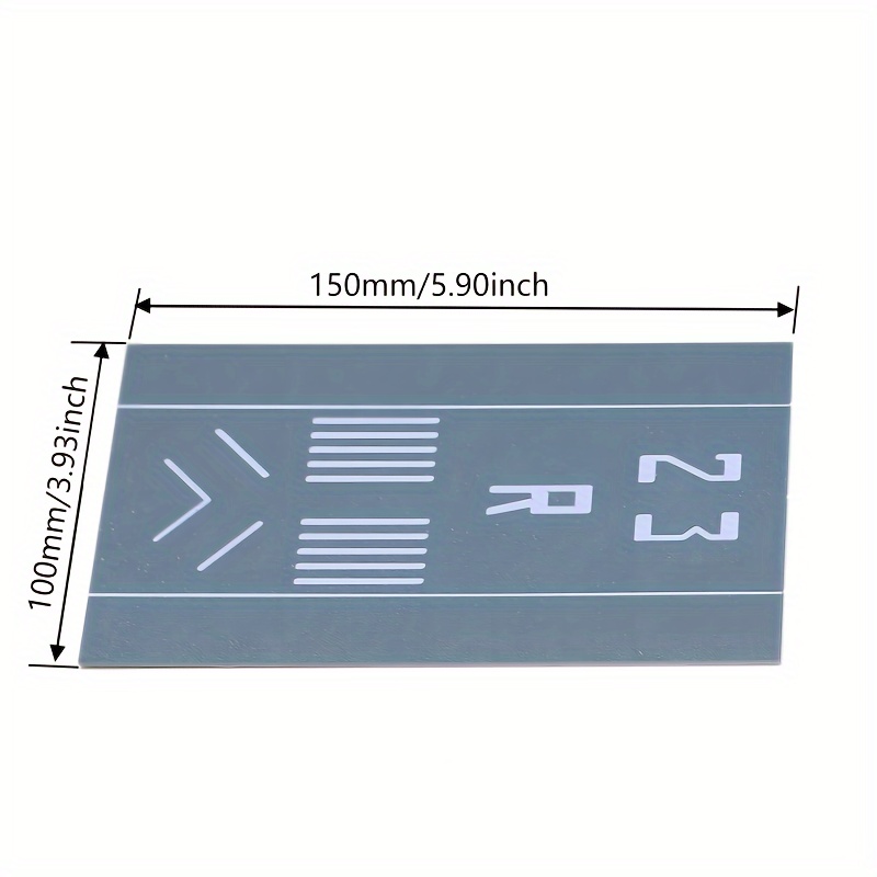 DIY Mini Simulation Passenger Aircraft Model Runway Set